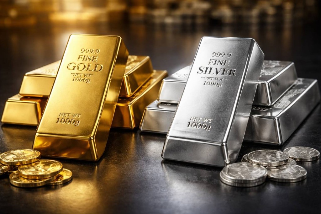 Altın ve gümüş külçe ve coinler - sıfır komisyon ile alım satım